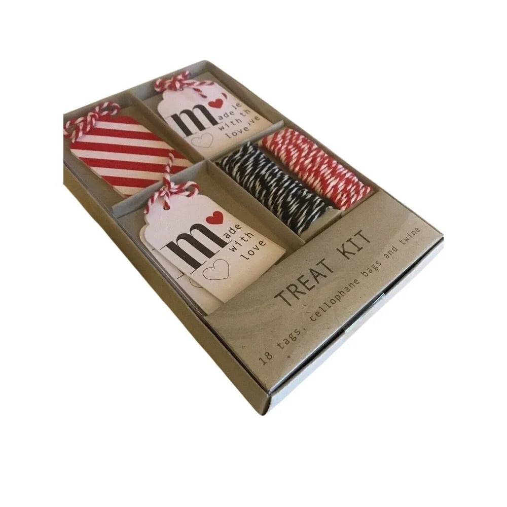 Meri Meri Treat Kit With 18 Tags Cellophane Bags & Twine Gift Packaging Set